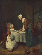 jean-Baptiste-Simeon Chardin The Prayer before Meal oil painting picture wholesale